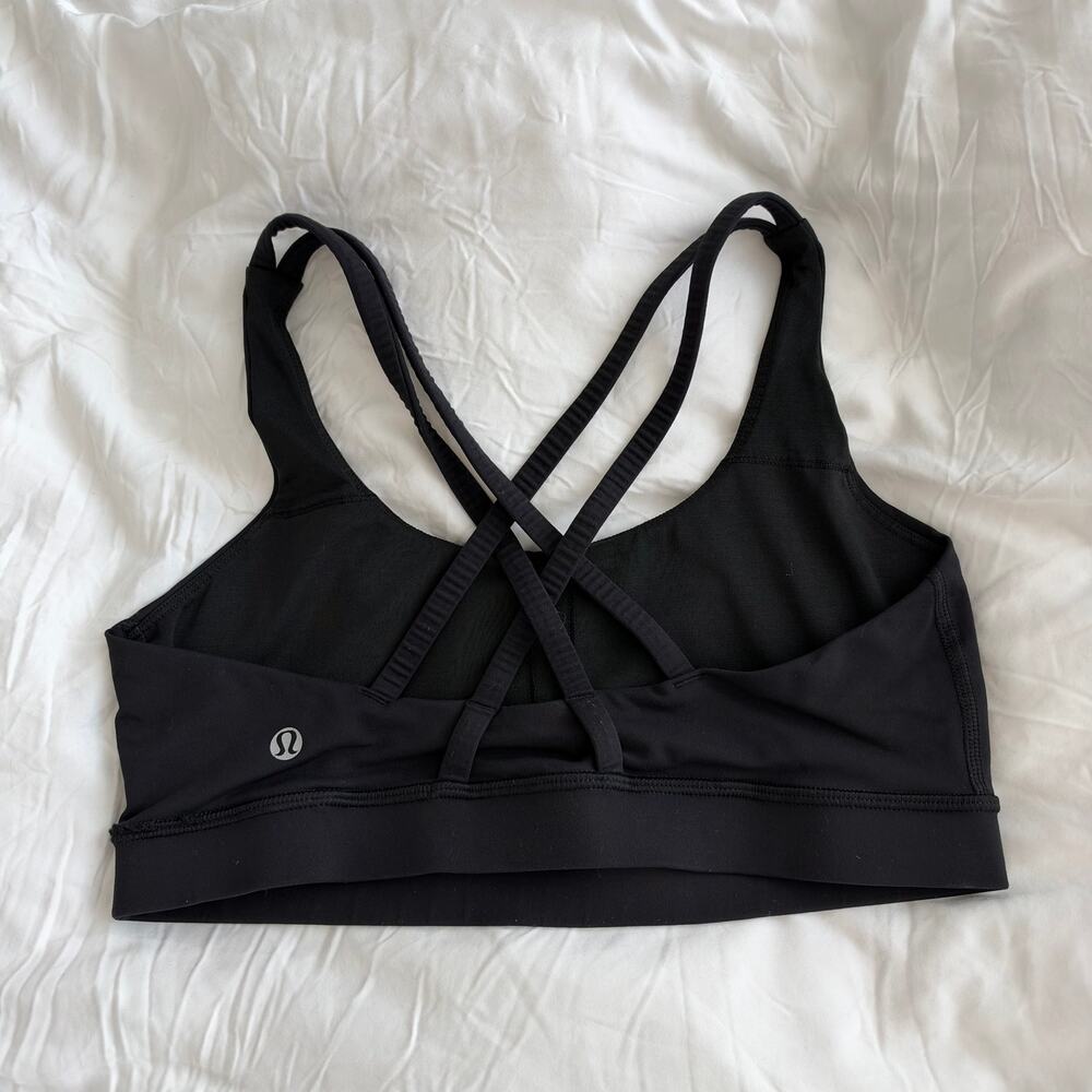 Lululemon Energy Bra Light Support, B/C Cup Black Size 6